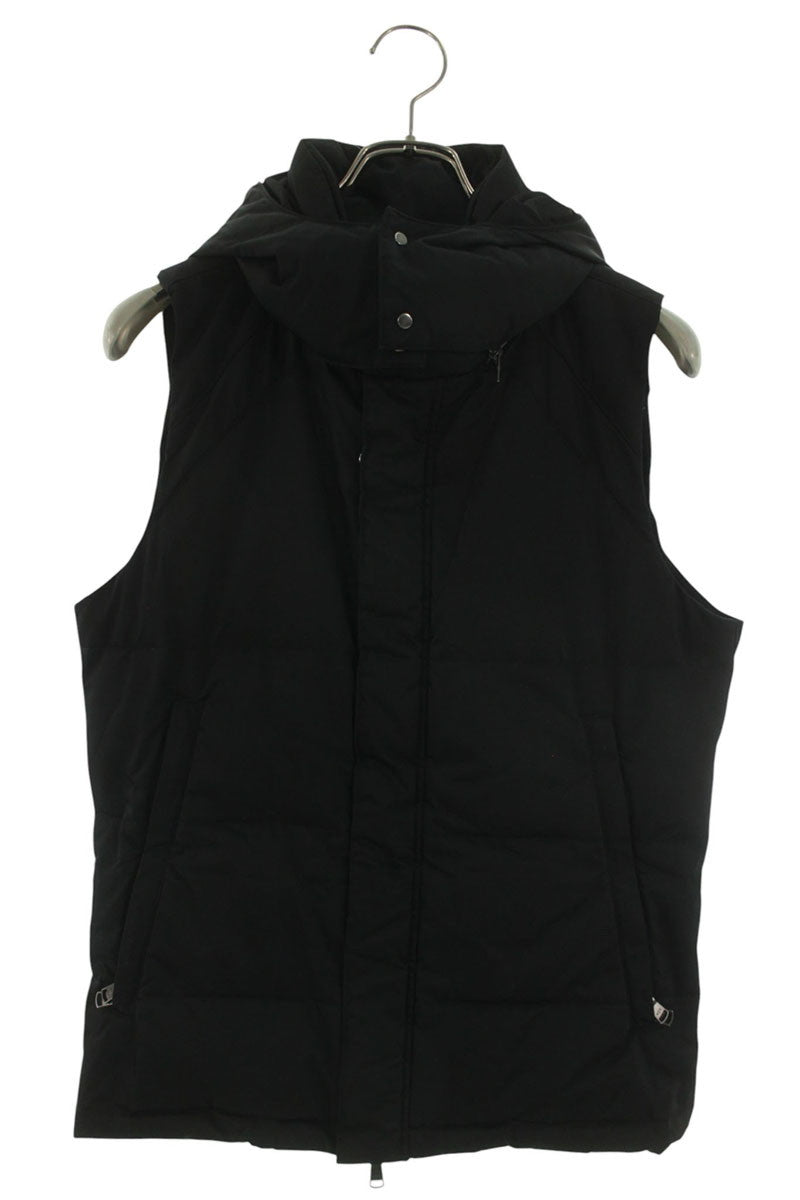 wjk Hooded Nylon Down Vest Black Size M