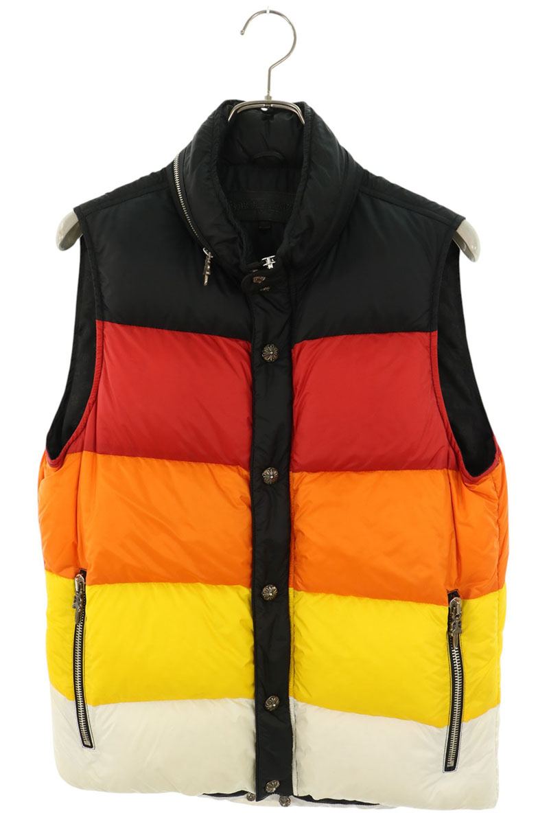 Chrome Hearts STIFF VEST Cross Ball Nylon Vest Multi Size M