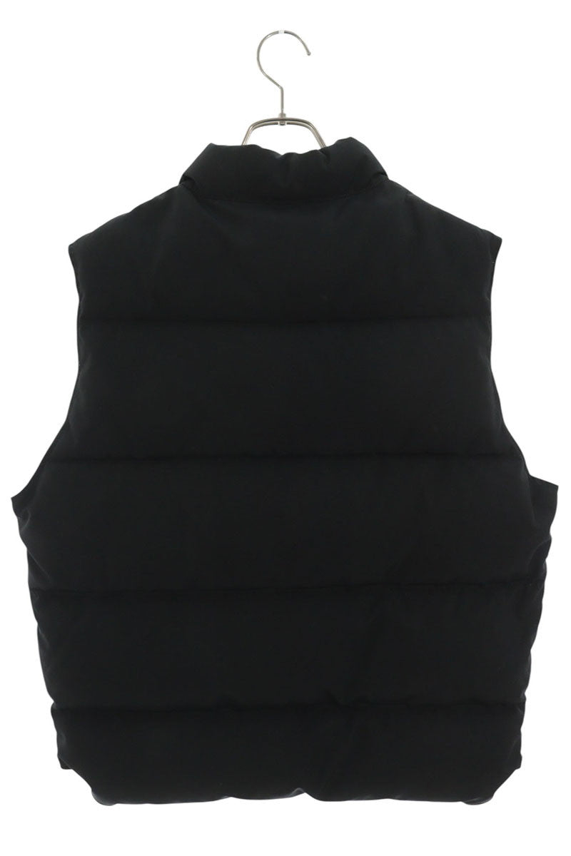 WOOLRICH Wool Blend Nylon Down Vest Black Size L