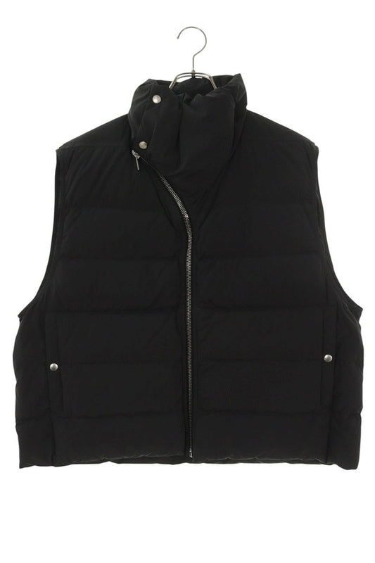 Rick Owens Zip-Up Nylon Down Vest Black Size S