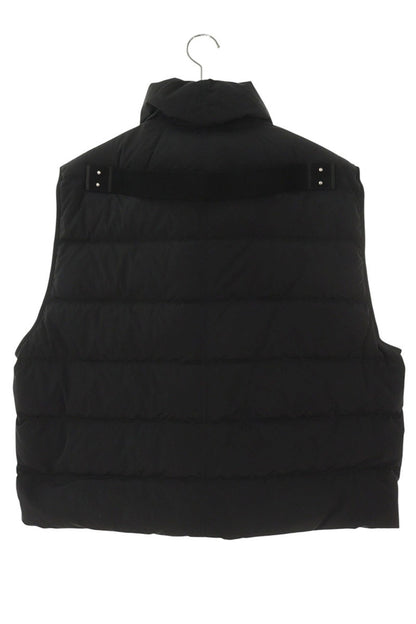 Rick Owens Zip-Up Nylon Down Vest Black Size S