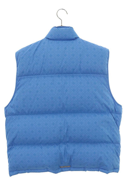 Chrome Hearts STIFF VEST CH Plus Nylon Down Vest Blue Size L