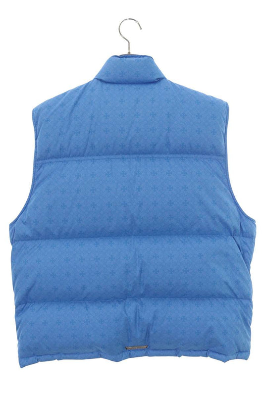 Chrome Hearts STIFF VEST CH Plus Nylon Down Vest Blue Size L
