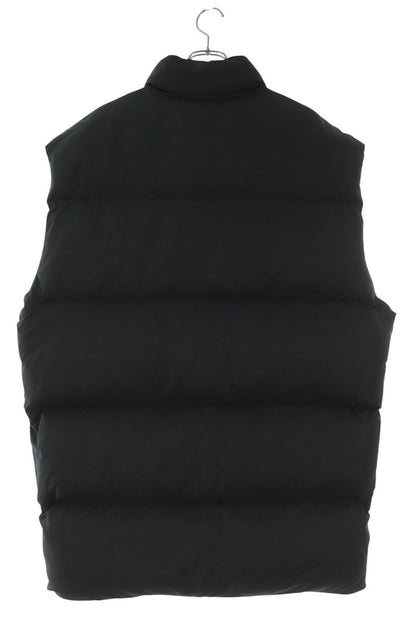 BALENCIAGA Sporty B Logo Nylon Down Vest Black Size XXS