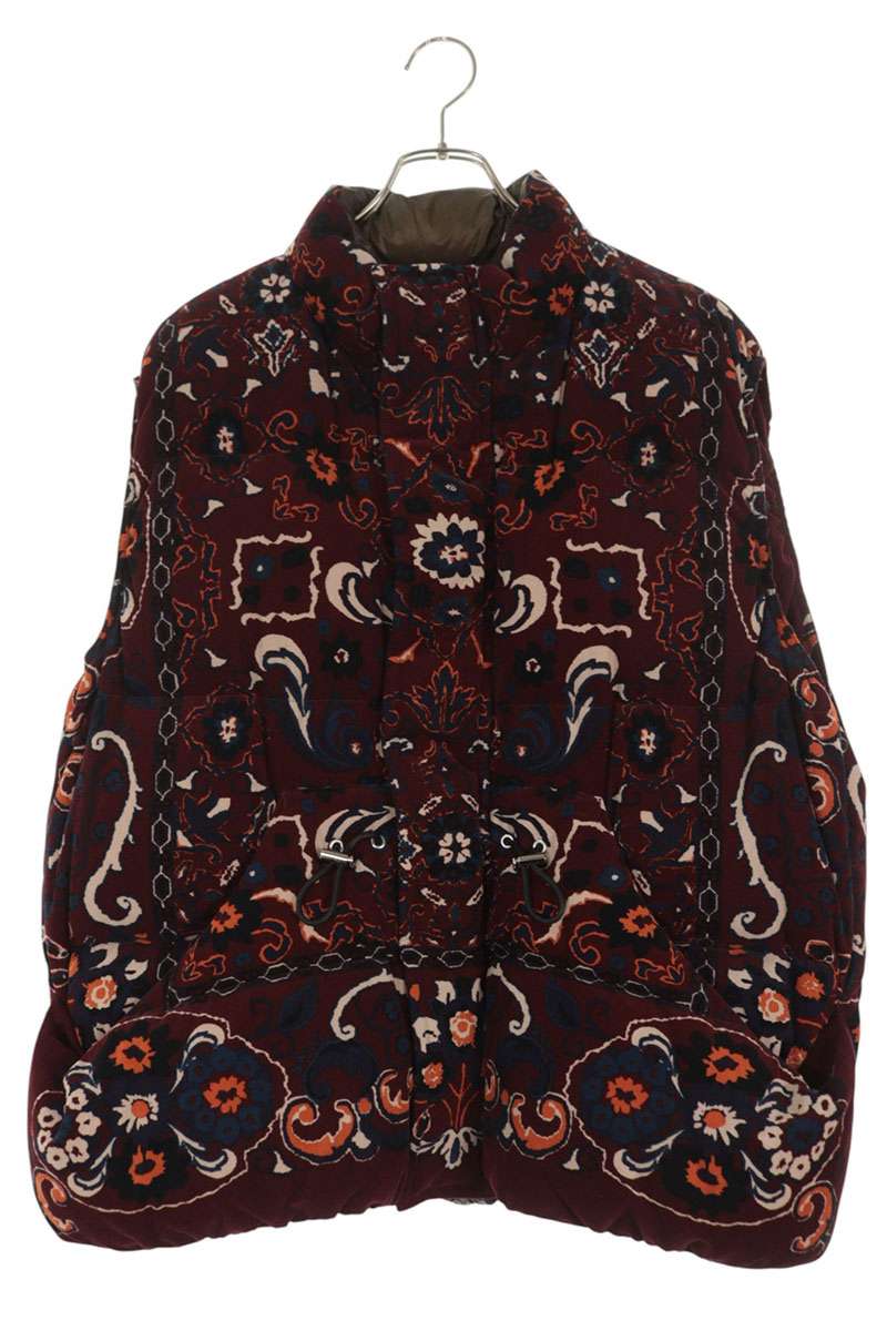 Sacai 25AW Floral Print Corduroy Down Vest Multi Size 2