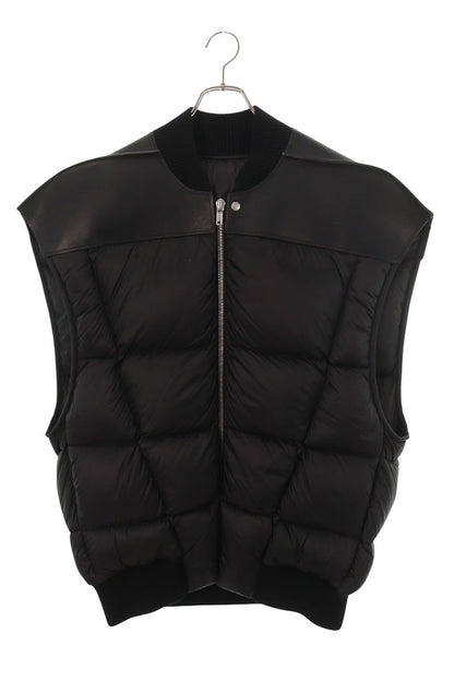 Rick Owens 23AW JUMBO FLIGHT VEST Down Black Size 46