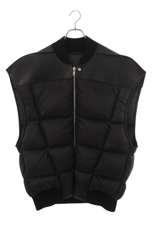 Rick Owens 23AW JUMBO FLIGHT VEST Down Black Size 46