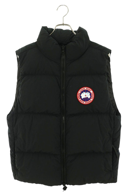 CANADA GOOSE Logo Patch Zip Down Vest Black Size M
