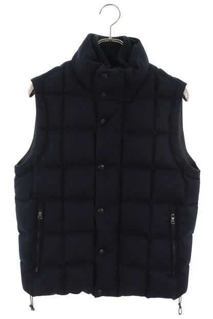 MONCLER TENAY Wool Down Vest Navy Size 2
