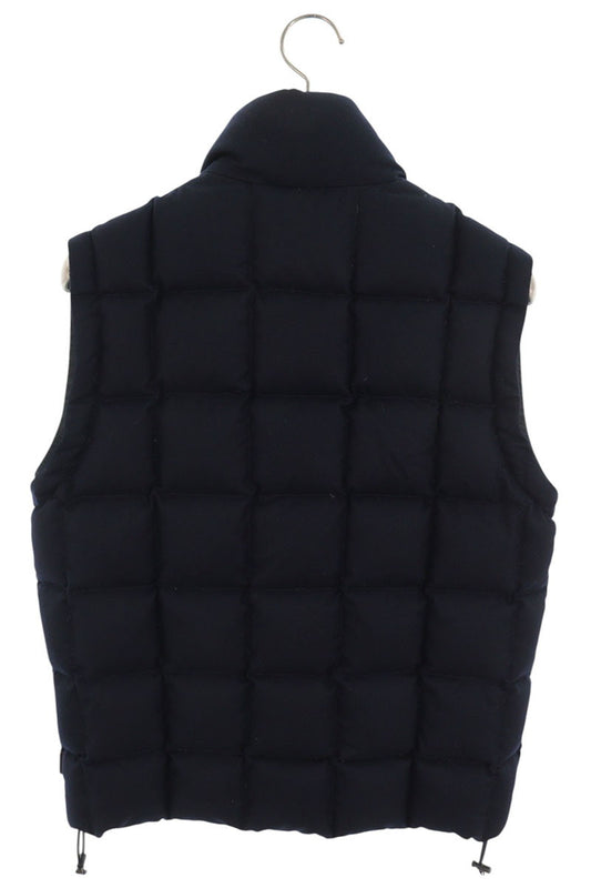 MONCLER TENAY Wool Down Vest Navy Size 2