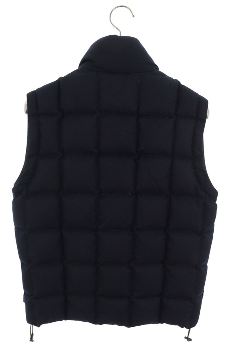 MONCLER TENAY Wool Down Vest Navy Size 2