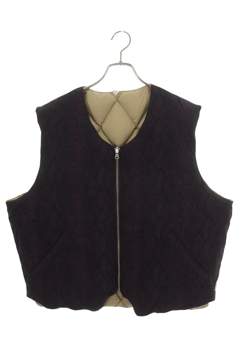 STUSSY Python Reversible Down Vest Multi Size L