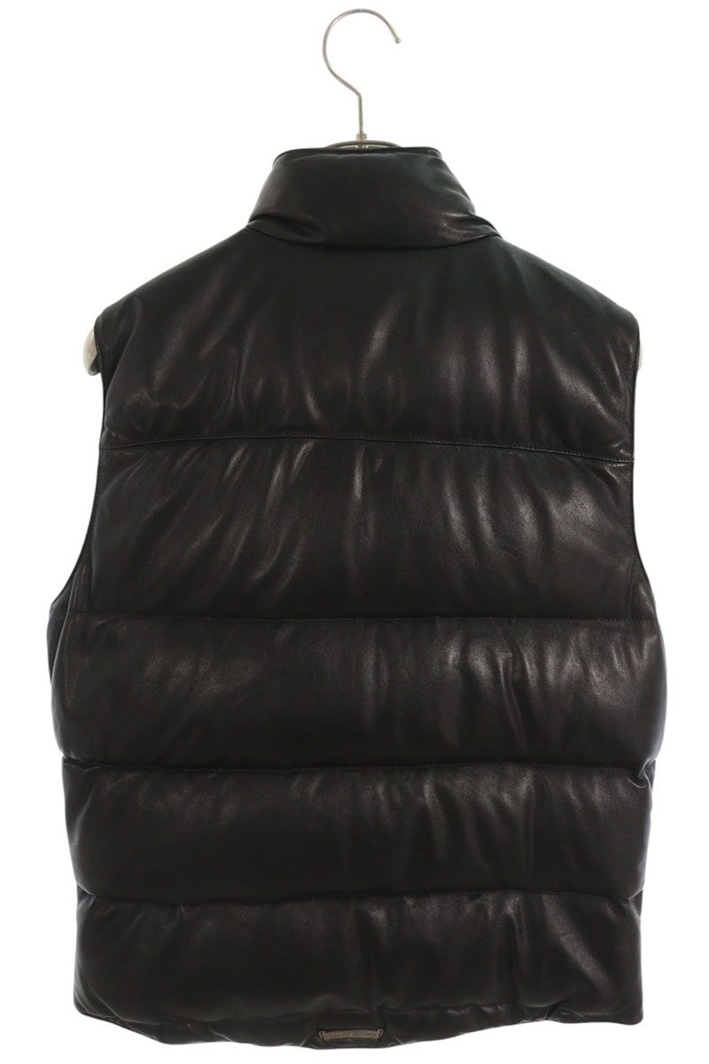 Chrome Hearts STIFF LTHR Cross Ball Vest Black Size M