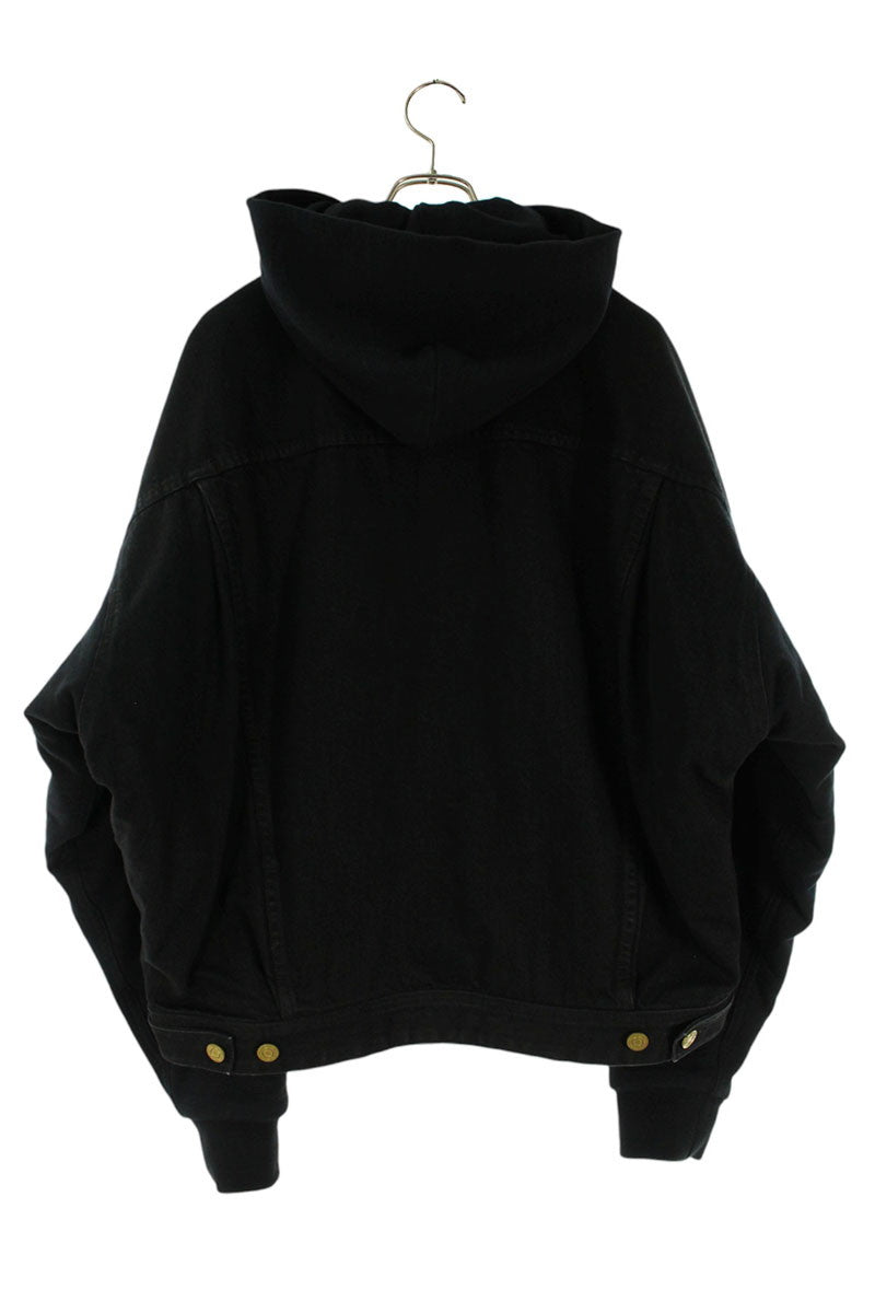 Fear of God Hooded Denim Jacket Black Size L