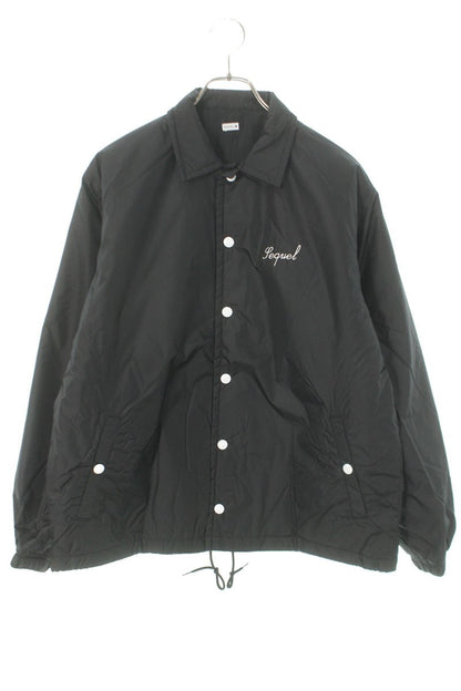 SEQUEL 24AW Logo Embroidered Nylon Jacket Black Size XL