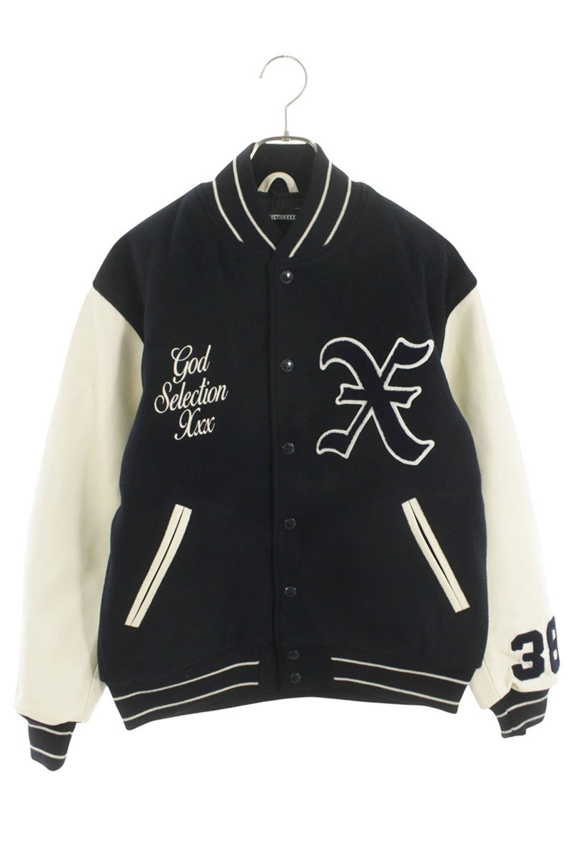 GOD SELECTION XXX Jacket Blue x White Size S