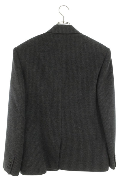 SAINT LAURENT PARIS 25AW Stripe Wool Cashmere Jacket Size M