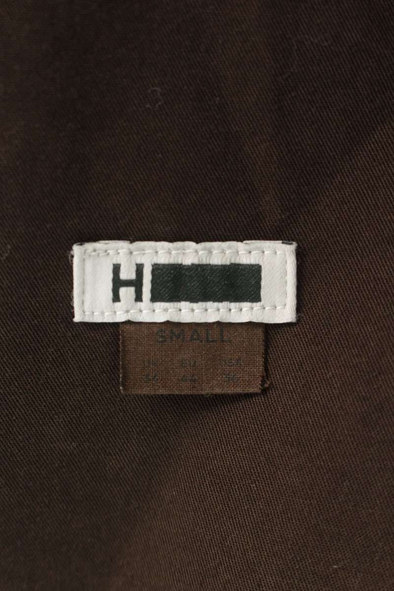 H BEAUTY & YOUTH Denim Coverall Jacket Dark Brown Size S