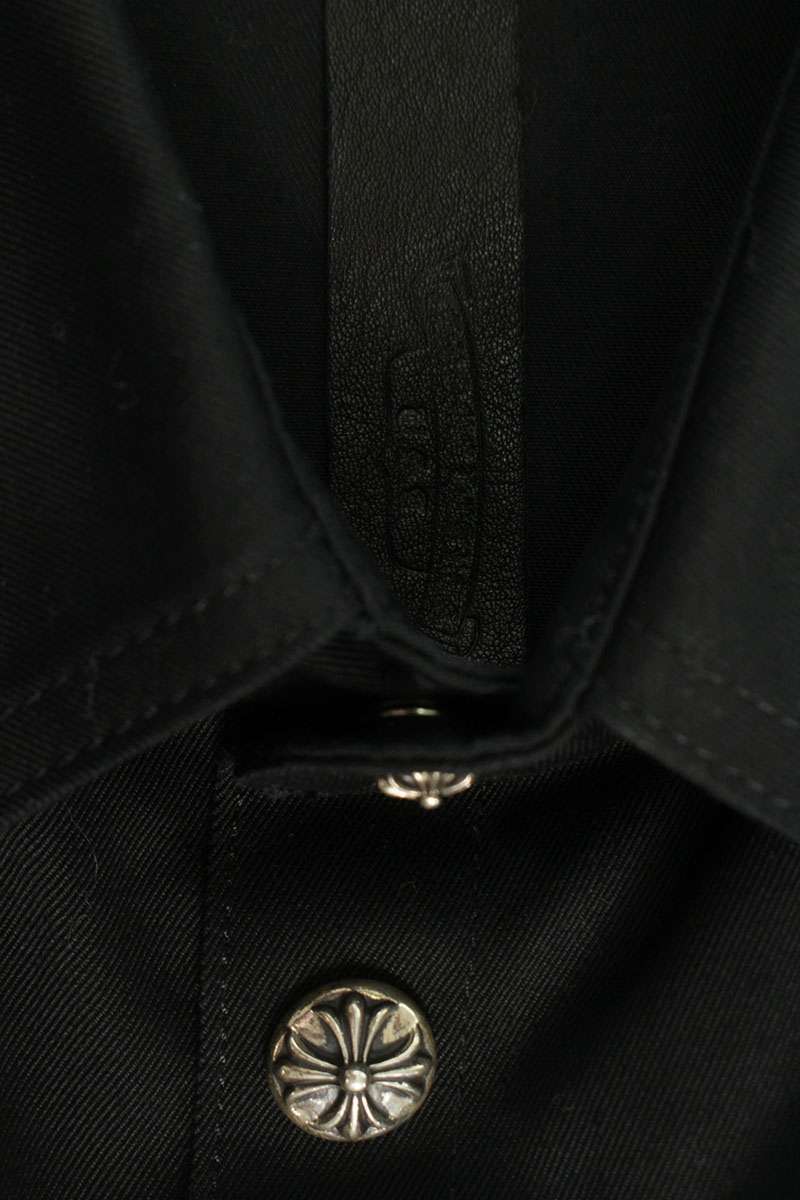 Chrome Hearts WORK DOG Cross Ball Button Patch Jacket Size L