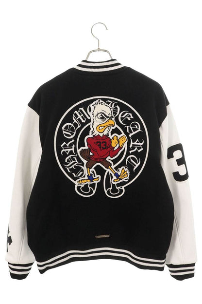 Chrome Hearts 33 Cross Patch Leather Sleeve Jacket Size L