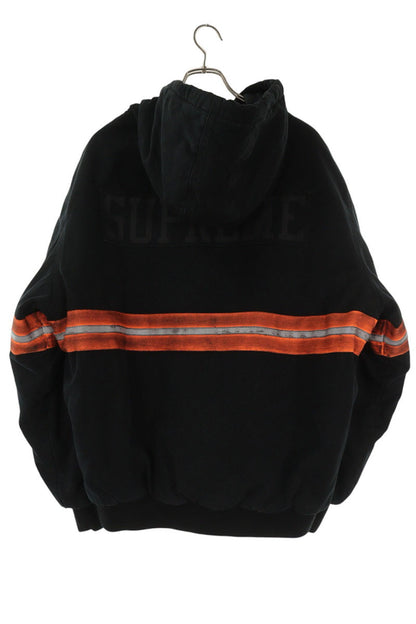 SUPREME 24AW Reflective Stripe Hooded Work Jacket Size L