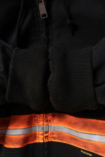 SUPREME 24AW Reflective Stripe Hooded Work Jacket Size L