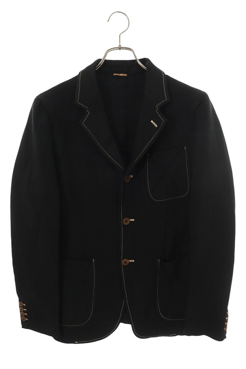 COMME des GARCONS Polyester Stitch Jacket Black Size M