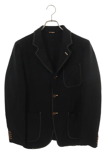 COMME des GARCONS Polyester Stitch Jacket Black Size M
