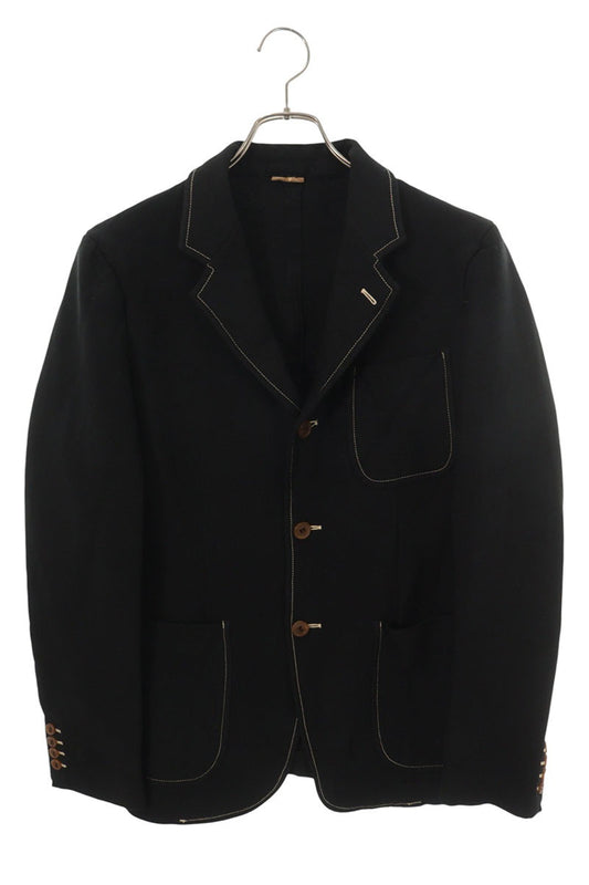 COMME des GARCONS Polyester Stitch Jacket Black Size M