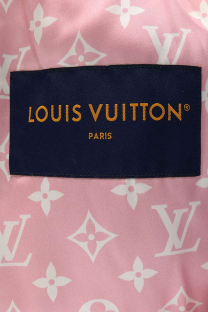 LOUISVUITTON Signature Leather Varsity Jacket Multi Size 50