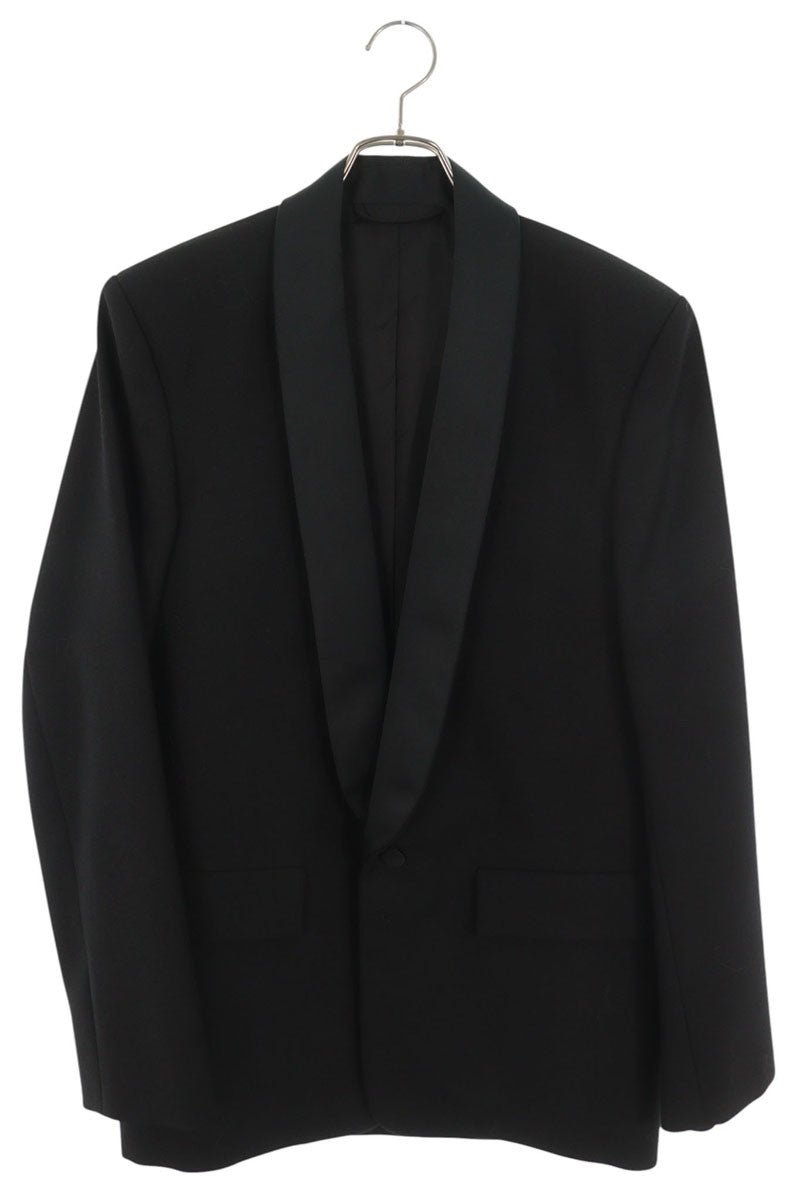 BALENCIAGA Tuxedo Tailored Blazer Black Size 44