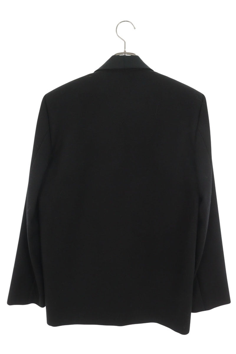 BALENCIAGA Tuxedo Tailored Blazer Black Size 44