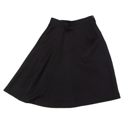 COMME des GARCONS Wool Gabardine Skirt Black Size S