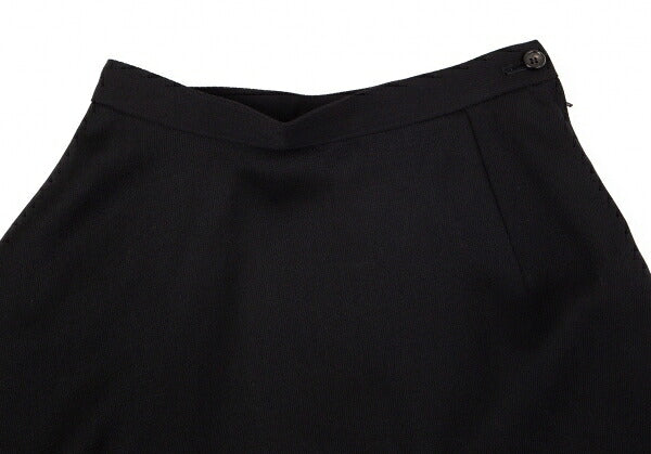 COMME des GARCONS Wool Gabardine Skirt Black Size S