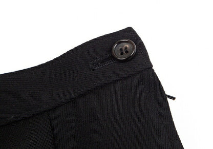 COMME des GARCONS Wool Gabardine Skirt Black Size S