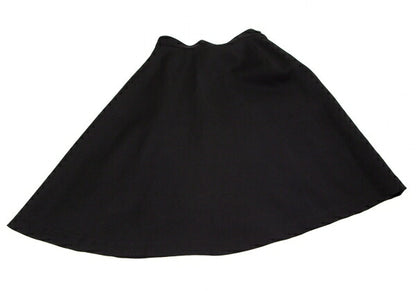 COMME des GARCONS Wool Gabardine Skirt Black Size S