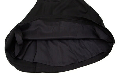 COMME des GARCONS Wool Gabardine Skirt Black Size S