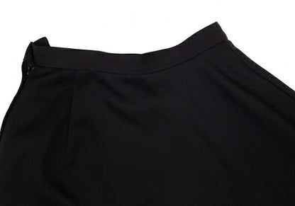 COMME des GARCONS Wool Gabardine Skirt Black Size S