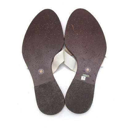 Jean Paul GAULTIER White Leather Strap Sandals Size 25cm