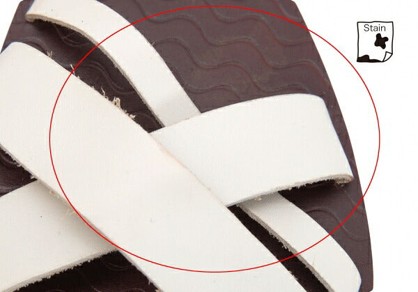 Jean Paul GAULTIER White Leather Strap Sandals Size 25cm