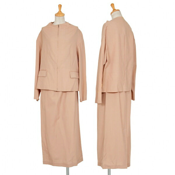 robe de chambre COMME des GARCONS Wool Pink Beige Skirt Size M