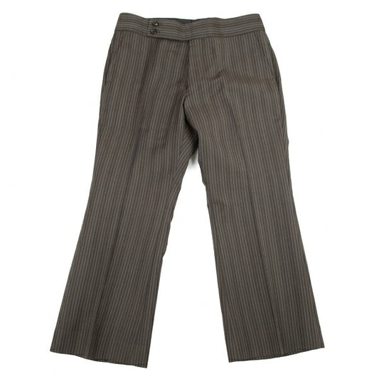COMME des GARCONS Wool Stripe Weave Slacks Pants Grey Size M