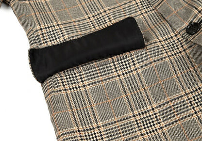 JUNYA WATANABE COMME des GARCONS Beige Check Blazer Size S