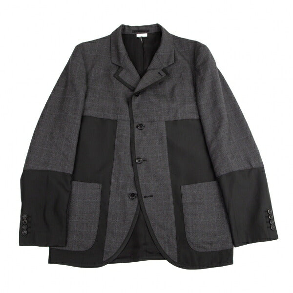 COMME des GARCONS HOMME DEUX Mixed Jacket Gray Size M