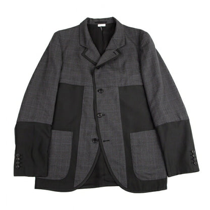 COMME des GARCONS HOMME DEUX Mixed Jacket Gray Size M