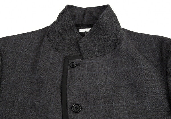 COMME des GARCONS HOMME DEUX Mixed Jacket Gray Size M