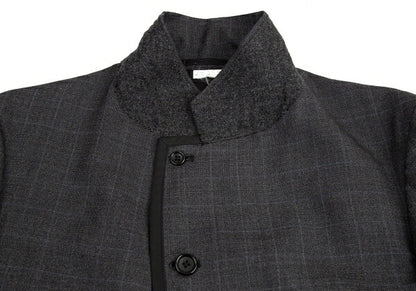 COMME des GARCONS HOMME DEUX Mixed Jacket Gray Size M