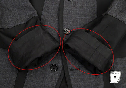COMME des GARCONS HOMME DEUX Mixed Jacket Gray Size M