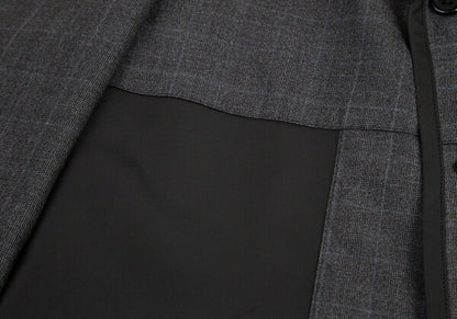 COMME des GARCONS HOMME DEUX Mixed Jacket Gray Size M