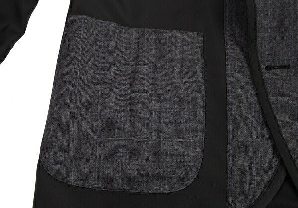 COMME des GARCONS HOMME DEUX Mixed Jacket Gray Size M
